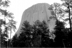 Devils Tower_Black and White
